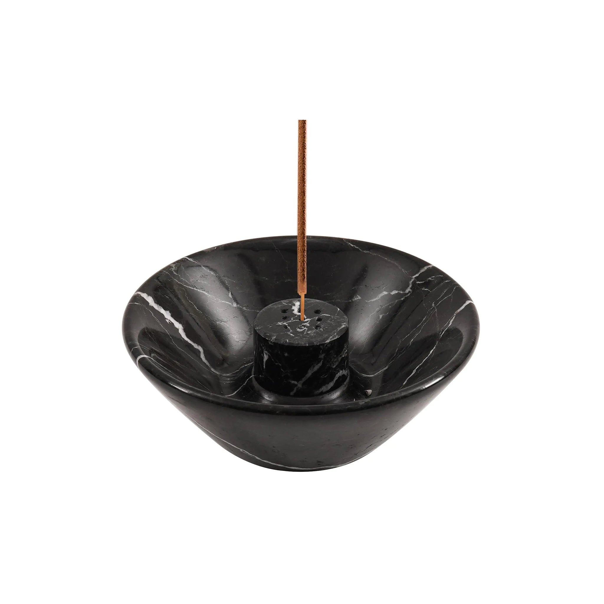 Black Marble Incense Holder