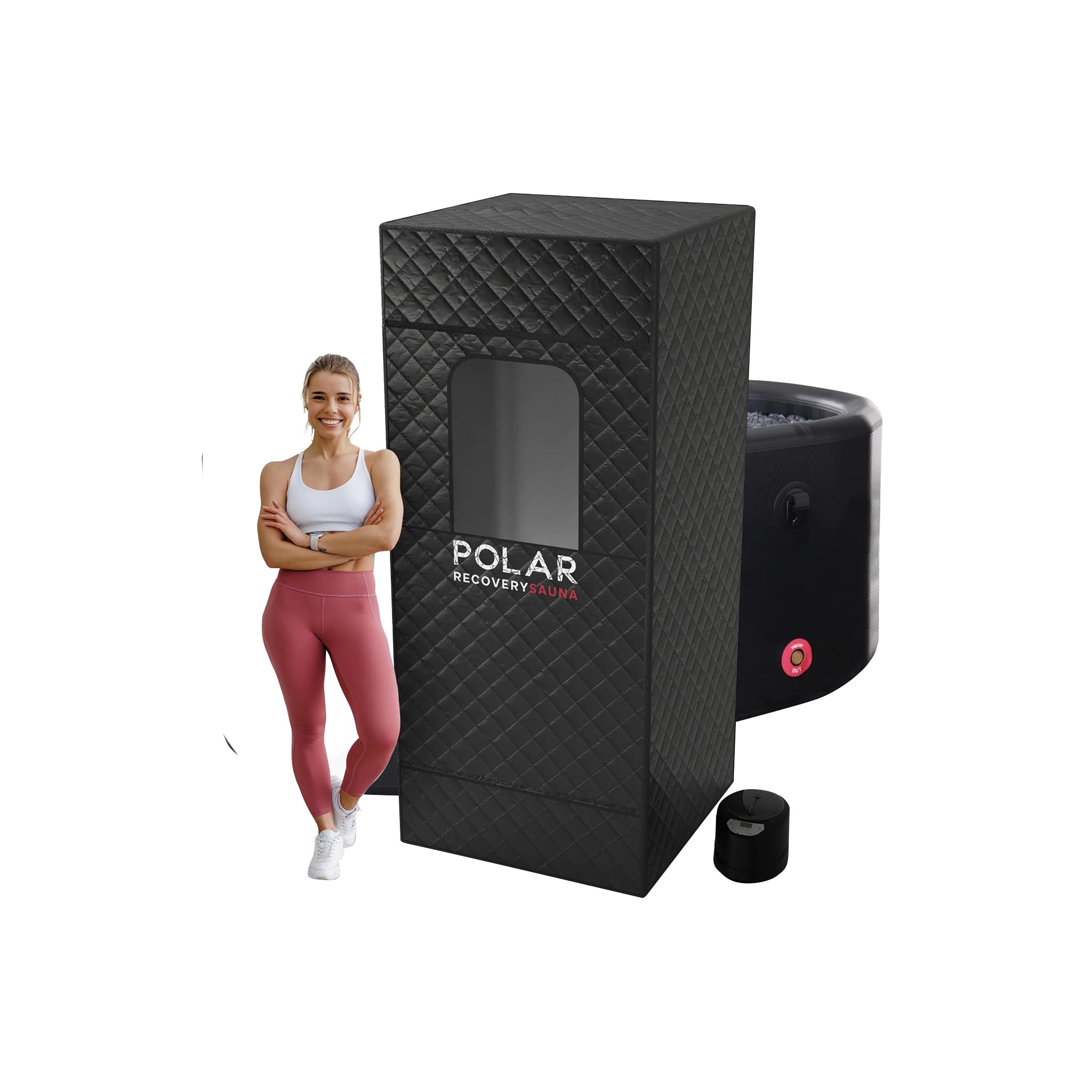 Sauna de récupération polaire/sauna à vapeur portable pour la récupération/tena tente noire