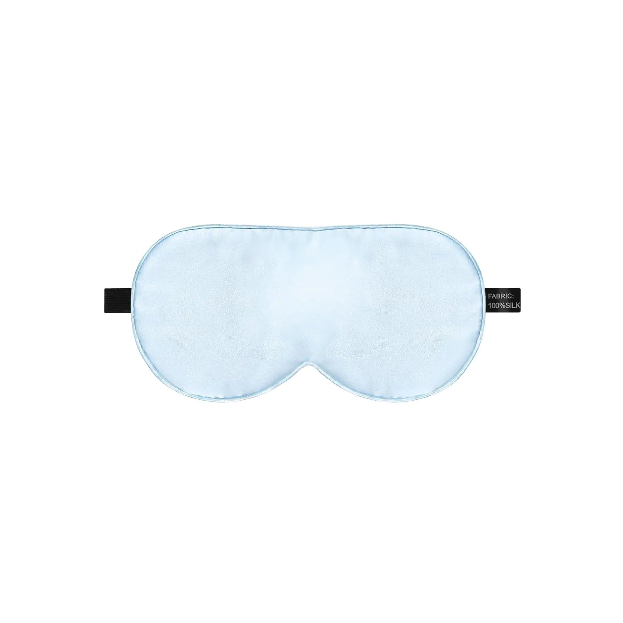 Masque de sommeil en soie COUVERTURE ESE 100% réel Masque pour les yeux en soie naturel pour dormir avec une sangle réglable 100% en soie remplissant les yeux des yeux pour les enfants/adolescents/adultes masques de couchage pour la famille (2 bleu)