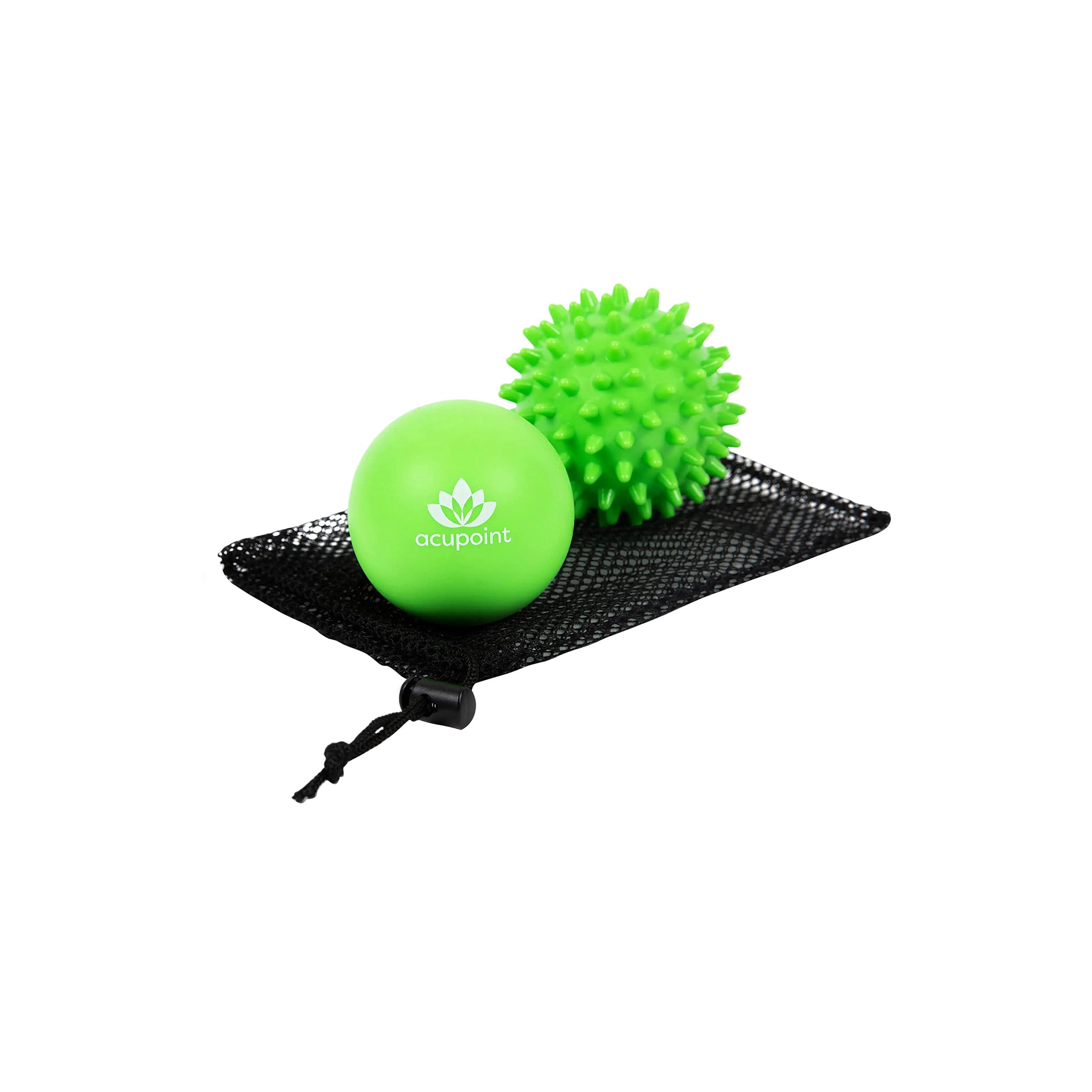 Boules de massage de physiothérapie à point d'acupoint - Idéal pour: Yoga Deep Tissu Massage Trigger Point Thérapie et l'équipement de physiothérapie à libération de soi (balle épineuse)