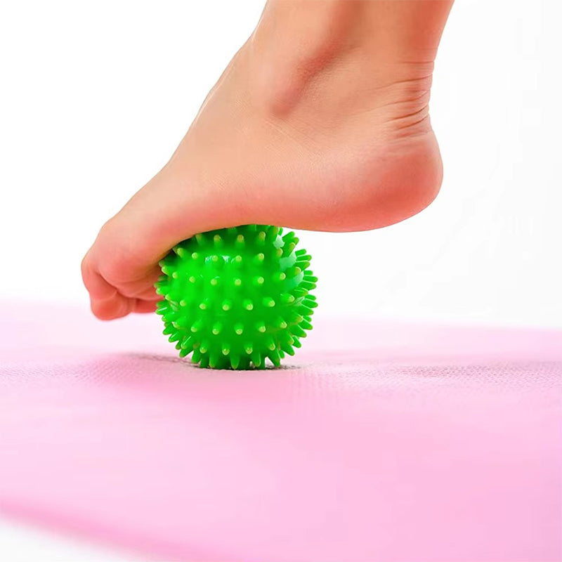 Boules de massage de physiothérapie à point d'acupoint - Idéal pour: Yoga Deep Tissu Massage Trigger Point Thérapie et l'équipement de physiothérapie à libération de soi (balle épineuse)