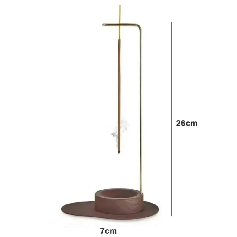 Brûleur d'encens à l'envers du bâton