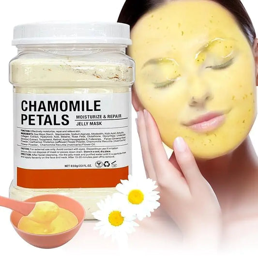 Angeland Jelly Mask for Facials Professional Gel Face Masks Hydrating & Hydrating Jelly Face Masks Peel Off Face Masks Skincare 23 Fl Oz (Camomille)