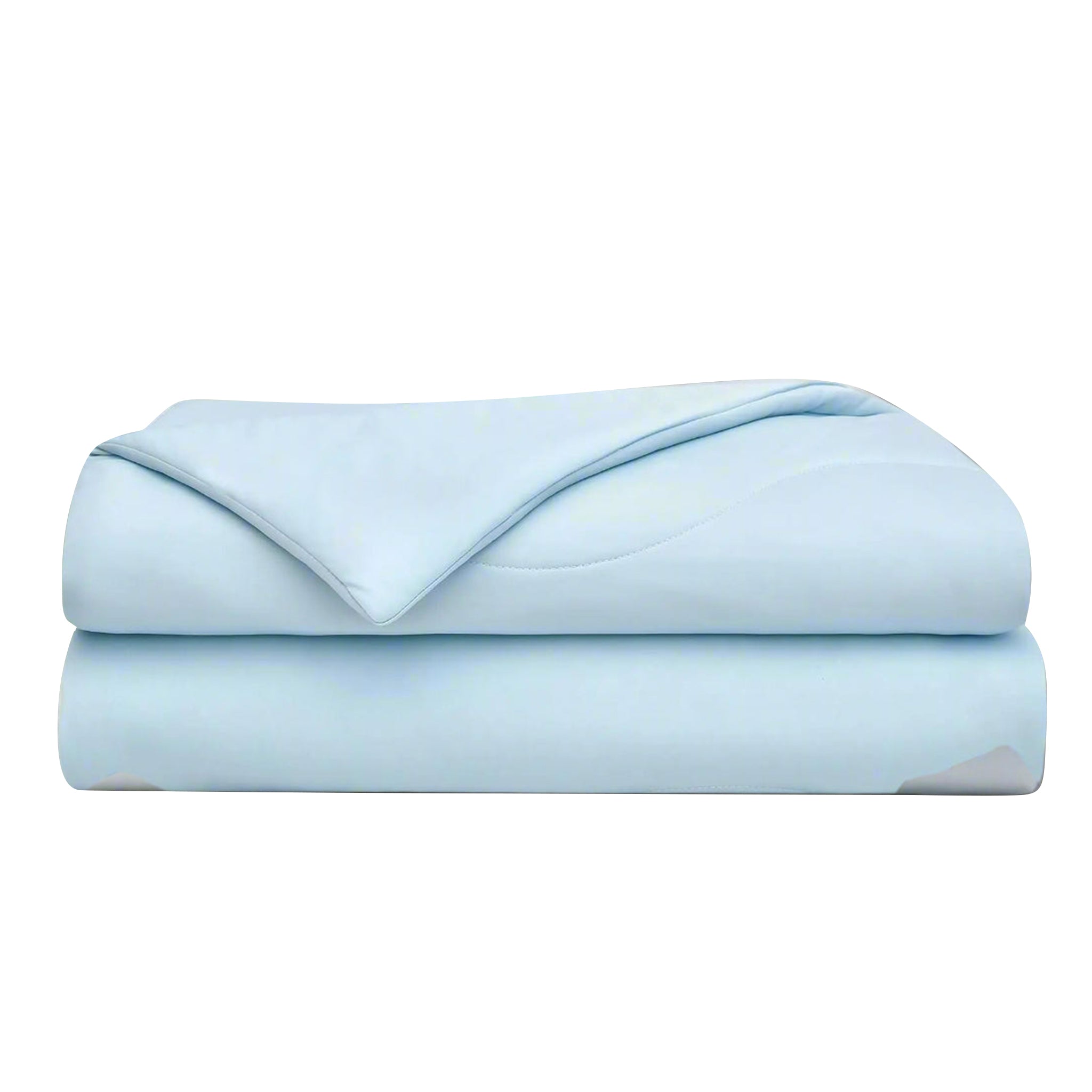 Couette rafraîchissante double PHF King pour les dormeurs chauds Couverture froide double face douce et respirante pour les sueurs nocturnes Absorbe la chaleur corporelle Q-Max&gt; 0,5 Couette d'été légère et fraîche Arc-Chill108"x90"Bleu glacier