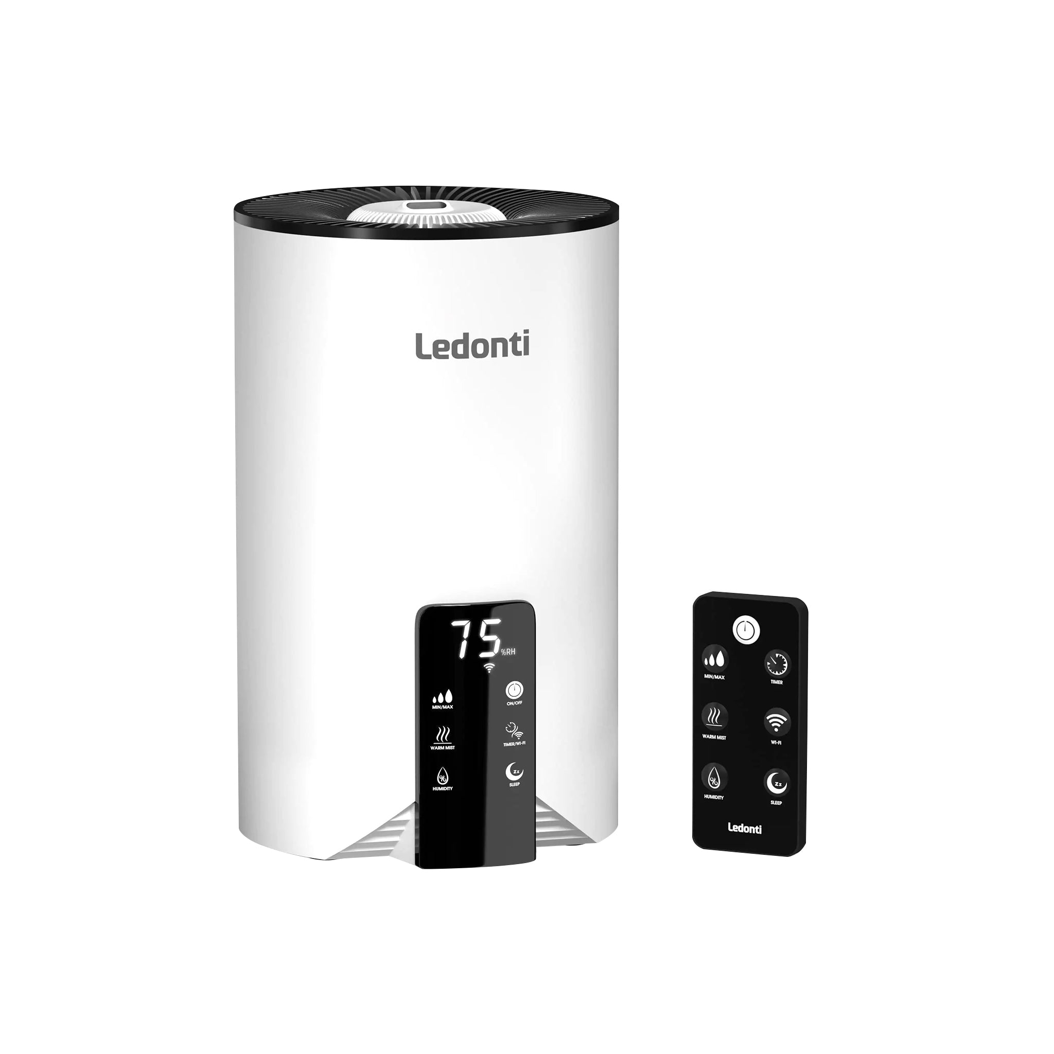 Contrôle WiFi Humidificateurs pour la double brume de chambre à coucher (frais et chaleureux)! Humidificateur 4L