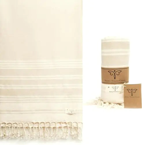 Smyrne Turc Cotton Heritage Series Turkish Beach Turkish Beach Surdimensione 37x71 pouces Extra Large Sand sec de la plage gratuite de sable gratuit