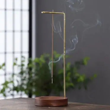 Brûleur d'encens à l'envers du bâton